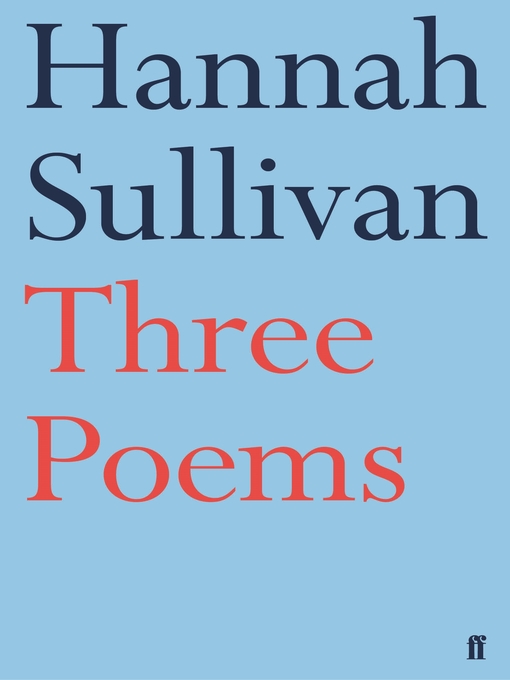 Cover image for Three Poems